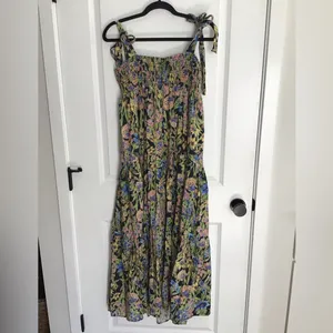 Dress Forum Los Angeles Blue Floral Maxi Dress‎ Size M thumbnail 3