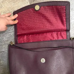 kate spade burgundy‎ crossbody thumbnail 4