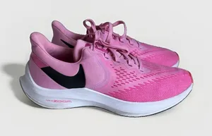 Nike Zoom Winflo 6 Women's 10 Psychic Pink Black Running Shoes BQ3192-600 thumbnail 1