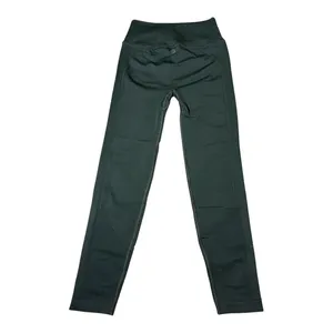 Lululemon Leggings Green Ribbed High Rise thumbnail 5