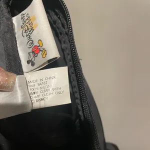Vintage Disney World Winnie The Pooh Fanny Pack - Black Nylon Belt Bag Y2K thumbnail 7