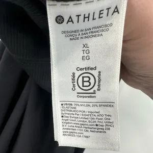 Athleta‎ Women’s Venice High Rise Wide Leg Cargo Pant Black Size XL thumbnail 6