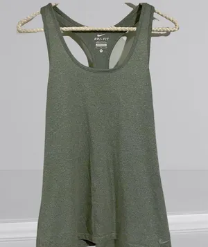Nike Dri-fit Racerback Gray Tank Medium thumbnail 1