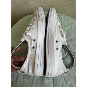 Converse All Star Shoreline Sneakers White Low Top Lace Up Textile Womens US 8 thumbnail 12