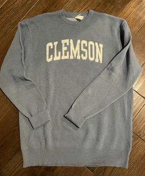 Clemson university sweater Gray Size XL thumbnail 1