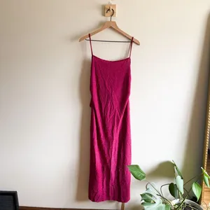New Reformation Breslin Dress - Pink Sparkle Size XL thumbnail 3