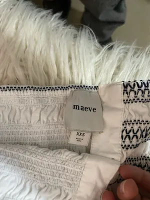 Anthropologie White Tube Top thumbnail 2