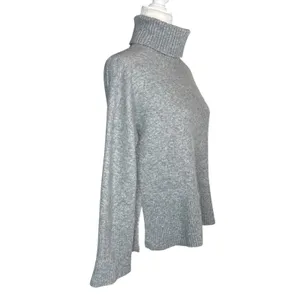 J. Crew Turtleneck Sweater in Supersoft Yarn Size XS‎ Gray Wool Alpaca Classic thumbnail 5