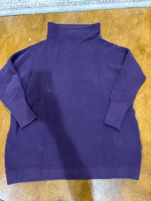 Free People Men's Deep Purple Crewneck Sweater thumbnail 1