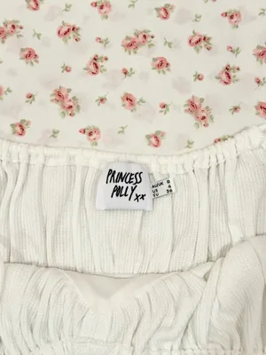 Princess Polly White Slow Dancing Mini Dress thumbnail 4