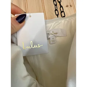 NWT Lulus To Be Yours Ivory Strapless Pleated Mermaid Maxi Dress Wedding Sz XL thumbnail 8