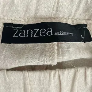 Zanzea Collection Ivory Elastic Waist Pull On Wide Leg Y2K Capri High SZ L #1274 thumbnail 9