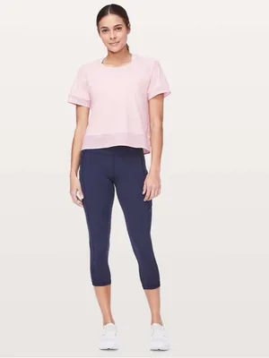 New With Tags Lululemon Stripe in Stride Short Sleeve Sz 10 thumbnail 4