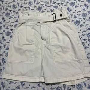 Pistola Size 25 Ivory Belted Women's Shorts thumbnail 1