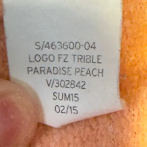 1345 | GAP Loungewear Embroidered Full Zip Hoodie Paradise‎ Peach Women S thumbnail 6