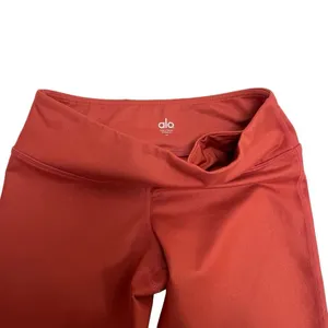 Alo Yoga Sz Medium Edge Sunbaked Capri Airbrush Crop Leggings Burnt Orange Pants thumbnail 6