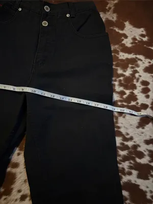 Vintage‎ Lawman black denim jeans size 25 thumbnail 13