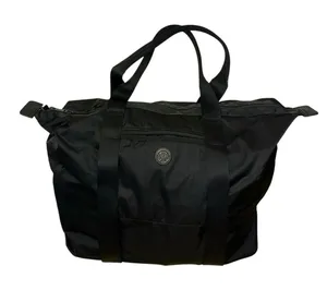 Lululemon‎ All Day Asana Black Nylon Tote Gym Travel Bag thumbnail 1