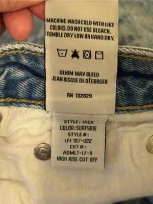 Lovers and Friends Jack High Rise Cut Off Denim Shorts 30 thumbnail 4