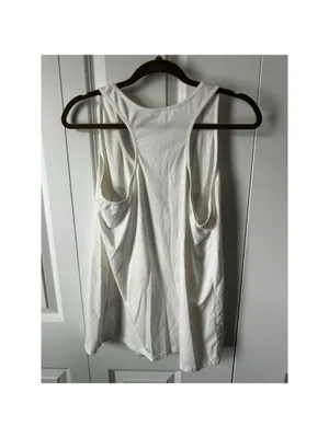 White USA Rhinestone Tank Top XL thumbnail 3