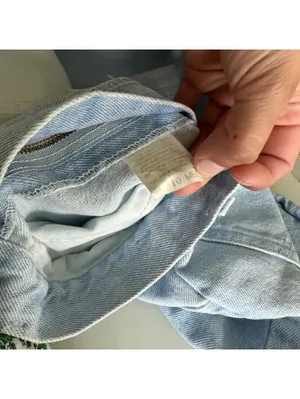 Vintage LEE Denim Shorts Light Wash size 10 Med thumbnail 5