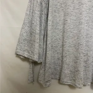 Altar’d State Gray‎ Flutter Sleeve Blouse Size Medium thumbnail 4