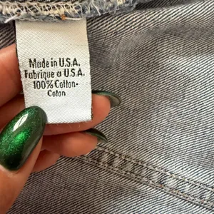 VTG Calvin Klein Denim Cropped Vest USA Made Retro 90s Downtown Indie Jean Top M thumbnail 6