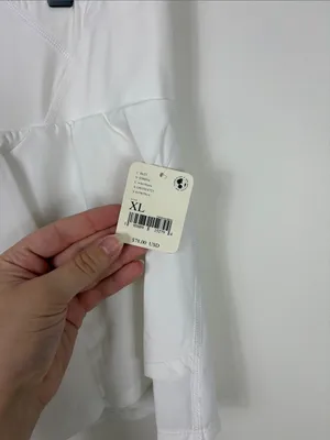 Free People Schooling You Skort White Women’s Size XL New Active Shorts Flowy thumbnail 4