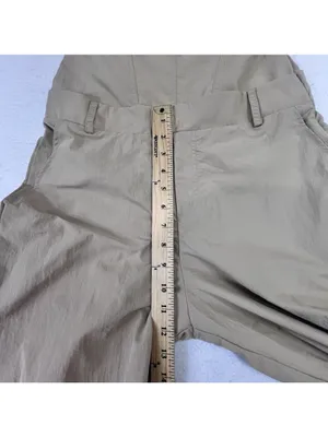 Zara Strapless Jumpsuit Off The Shoulder Wide Leg Khaki Size S Blogger Fav New thumbnail 15