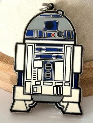 Star Wars R2-D2 Large Enamel Lucasfilm Licensed Pendant Charm thumbnail 1