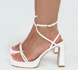 Princess Polly Heels White thumbnail 1