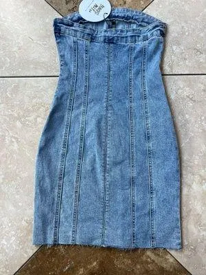 Princess Polly Denim Dress thumbnail 3