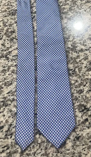 CHARLES TYRWHITT Men's 100% Silk Necktie Designer Blue thumbnail 5