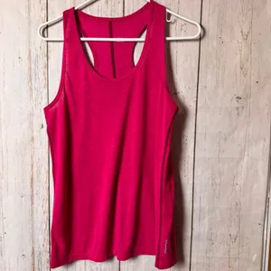 Eddie Bauer Pink Racerback Athletic Workout Tank Top Sz M thumbnail 2