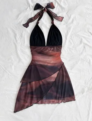 SheIn Halter Mini Dress thumbnail 2