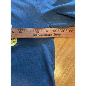 Be Kind To Everyone Smiley Face Graphic Tee Blue Bella Canvas Unisex Size Large thumbnail 6