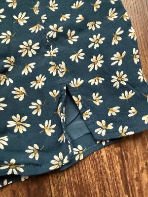 Women’s Cooperative Blue Floral Mini Skirt - Size 2 thumbnail 6