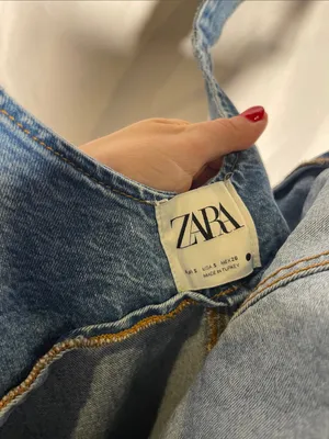Zara Womens Denim Overalls Small 2553/062/400/S thumbnail 2