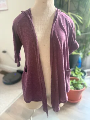 French Connection Purple Open Front Cardigan thumbnail 1