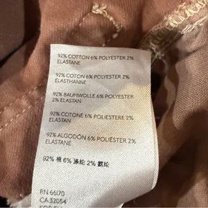 Free People We The Free High Rise Skinny Denim Jeans Womens 25 Rust Brown RawHem thumbnail 8