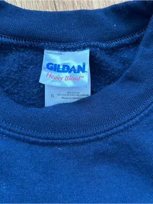 VTG Gilden "Silver Dollar City"/ Angel Embroidered Navy Blue Sweatshirt: SMALL thumbnail 3