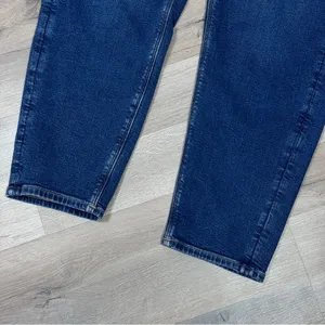 American‎ Eagle Stretch Denim Mom Jeans Retro Blue Size 14 Ankle thumbnail 5