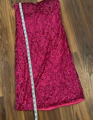 Sugar and spice pink sequin mini dress thumbnail 1