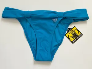 Body Glove Azuro Blue Bali Hipster Bikini Bottom XS NWT Folded Waistband Charm thumbnail 1