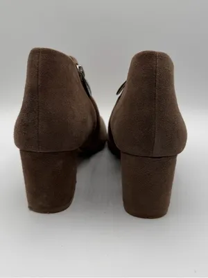 Steven by Steve Madden Bergen Taupe Suede Pointed Toe Booties Women’s 7.5 thumbnail 4