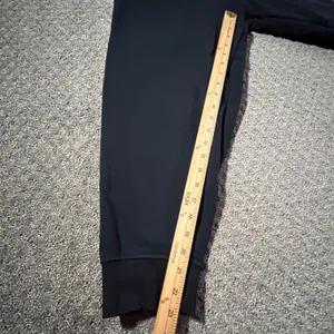 Zara Joggers Women L‎ Black 100% Cotton Drawstring Sweatpants Relaxed Fit thumbnail 7