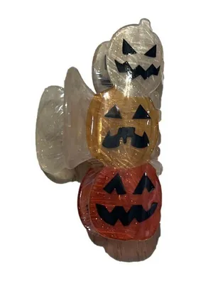 Free with Bundle or Purchase New Women’s Halloween 👻 Pumpkin 🎃 Hair Clip thumbnail 1