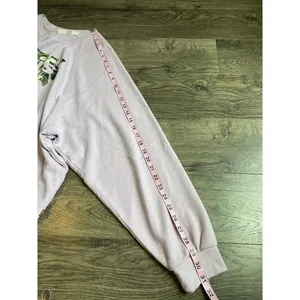 EUC Womens Levi's Long Sleeve Sweatshirt Crewneck Pink Floral Logo‎ Size 3XL thumbnail 10