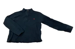 Vintage Ralph Lauren Dark Forest Green 1/4 Zip Sweater 🔥 thumbnail 5