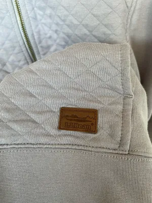L.L. Bean Women Full Zip stand collar Hoodie size M reg purple thumbnail 3